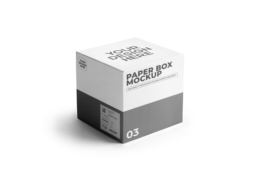 Paper Box Mockup 3
