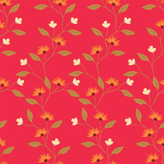 seamless pattern with flowers