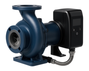 Centrifugal chiller pump with a variable speed drive and epoxy-coated impeller for cooling systems in a data center