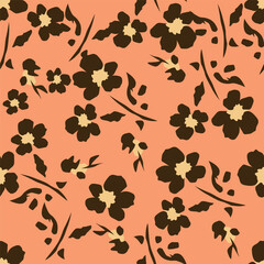 cute flower pattern image for fabric textile or wall decoration
