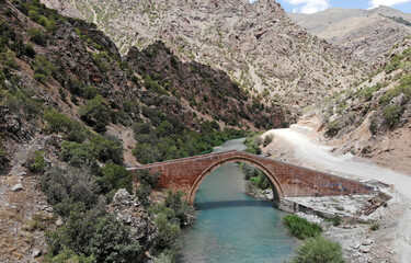 Zeril Bridge in Van, Turkey was built in the 17th century.
