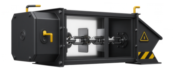 Enclosed bulk material transfer unit with a chain conveyor for moving biomass in a biofuel production facility