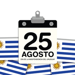 Uruguay Independence Day Small Wall Calendar