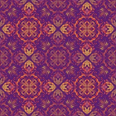 seamless damask pattern