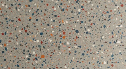 Colorful Speckled Surface Texture with Diverse Stone Fragments