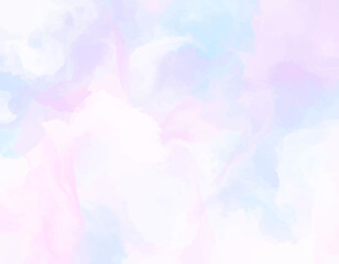 Soft watercolor pastel texture background. Pink and purple abstract watercolor art. Light pastel watercolor paint texture. Watercolor dreamy background design. Pastel watercolor wash for backdrop