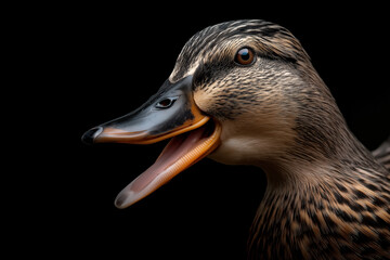 Duck created with Generative AI Technology, ai, generative