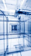 Abstract structure of glass and light