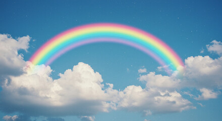 Rainbow in the sky