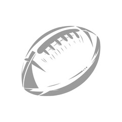 Silhouette Illustration of American Football