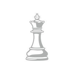 llustration of a Chess Queen Piece Elegant