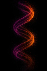 abstract glowing neon lights