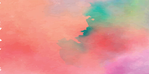 Vibrant Colorful Watercolor Splash Background with Bold Multicolor Brush Strokes for Modern Abstract Artistic Design