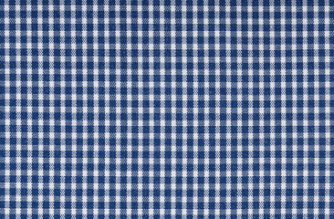 Light Blue White Plaid Fabric Design Close up View