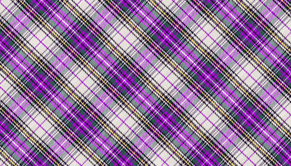 Purple Green Plaid Pattern for Design