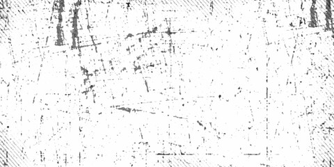  grunge texture background, white base with distressed black scratches texture. Retro and vintage backdrop.