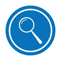 Simple vector icon search. Search icon symbol. Magnifier or loupe sign. vector magnifier or loupe icon. eps 10
