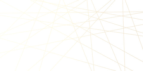 Abstract lines in golden tone of many squares and rectangle shapes on white background