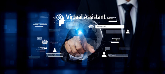AI assistant with LLM, big data, machine learning, and generative AI powers prompt engineering and...