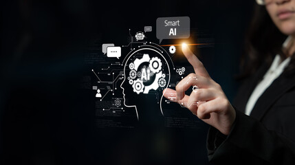 AI assistant with LLM, big data, machine learning, and generative AI powers prompt engineering and...