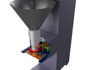 Industrial Meatball Forming Equipment: Versatile Automated Meat Ball Molding Machine for Food Factories and Restaurant Supply, High-Resolution PNG with Transparent Background for Professional Use.