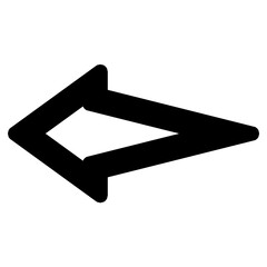 black arrow icon 