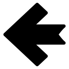 black arrow sign