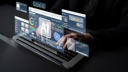 AI assistant with LLM, big data, machine learning, and generative AI powers prompt engineering and...