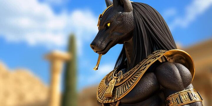 Anubis - the Egyptian jackal deity