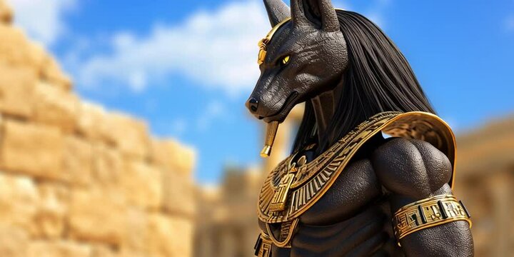 Anubis - the Egyptian jackal deity