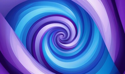 Abstract swirl design with vibrant blue and pink colors creating a dynamic motion effect and copy space for text