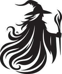 Witch Hair Vector Art Icons