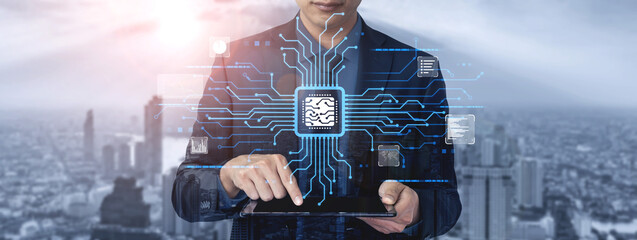 AI assistant with LLM, big data, machine learning, and generative AI powers prompt engineering and...