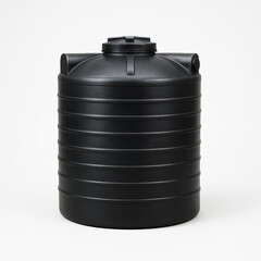 Black colour Water storage tank.