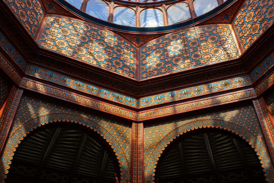 Interior Kiosco Morisco, CDMX, M&eacute;xico