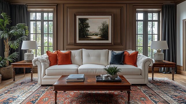 Scholarly layout of transitional design strategies bridging historical elements with modern trends to create timeless versatile solutions