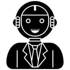 Professionally Dressed Engineer Avatar with Safety Helmet and Confident Expression