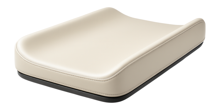 Flame-retardant changing table pad for added safety in a shared living environment.