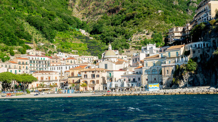 Maiori dal mare (Costiera Amalfitana)