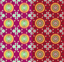 Seamless Mediterranean Talavera tile pattern inspired by Spanish, Portuguese, Turkish, and Moroccan ceramics. Perfect for ethnic backgrounds, wallpaper, fabric, and tableware design.
