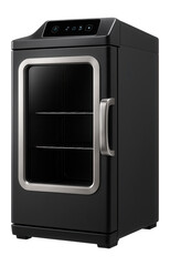 Fototapeta premium Electric smoker with a digital control panel, perfect for small cottages where space is limited.