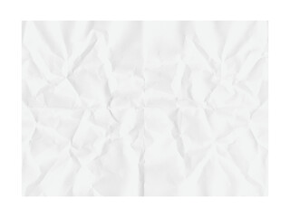 Clean, white crumpled paper texture presents a versatile backdrop, perfect for graphic designs or...
