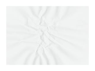 Elegant white background presents crumpled paper texture with bright, high key lighting to evoke clean simplicity in design, transparent background
