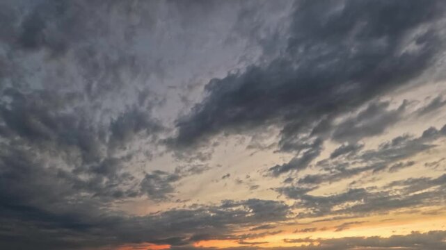 time lapse clouds
