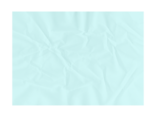 Light blue crumpled paper texture creates a soft, wrinkled background suitable for graphic design projects or artistic presentations, transparent background