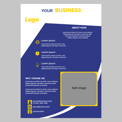 Fototapeta premium business flyer professional business flyer