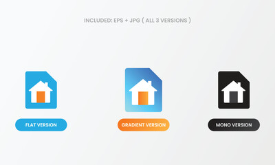 House on Document icon