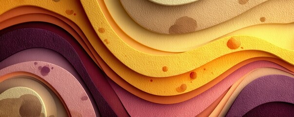 Obraz premium Abstract background with colorful swirling shapes and layered texture gradient design