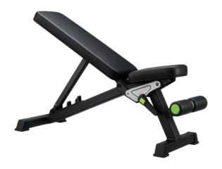 Adjustable incline bench with a slip-resistant vinyl cover for secure workouts
