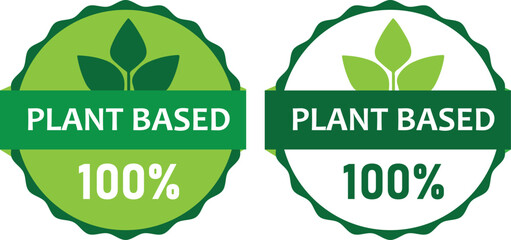 100 Percent Plant Based Labels for Healthy and Ethical Food Products